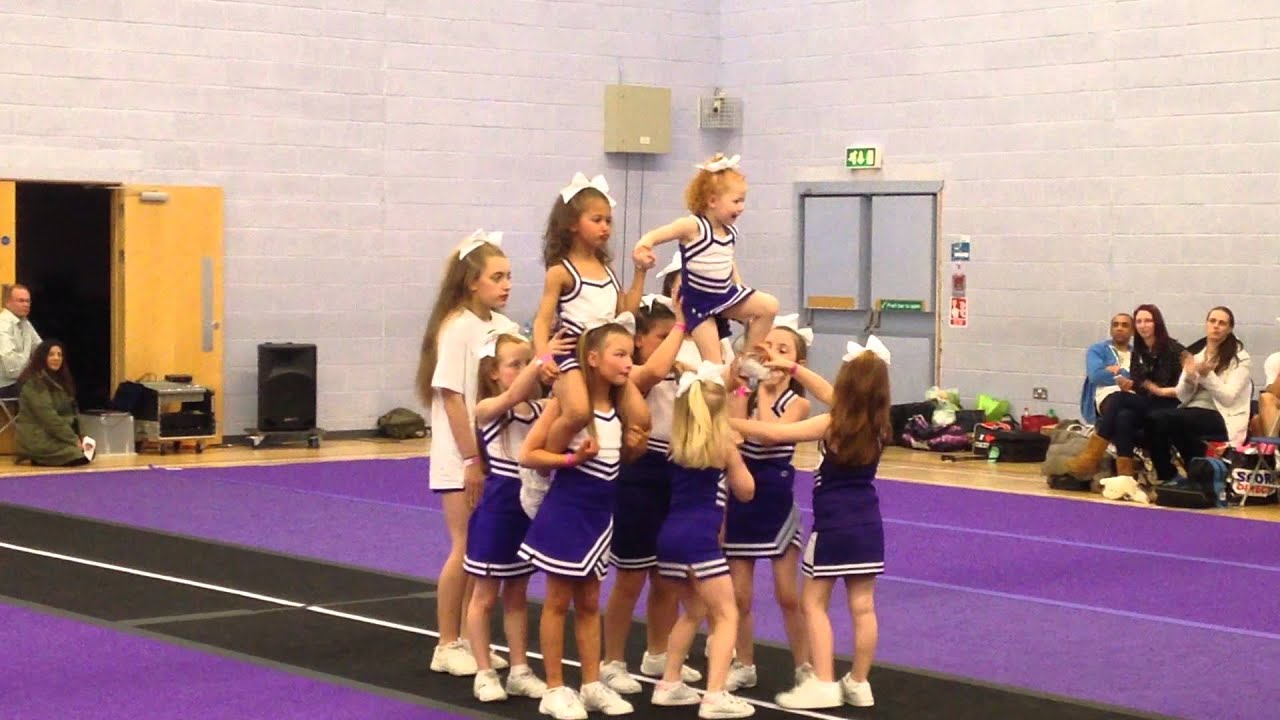 Mini Allstars Cheer routine level 1