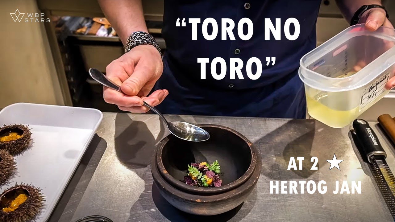 TORO no TORO (Хамачи, икра и морской еж!) от Герта де Мангелера на церемонии вручения 2 звезды Ми...