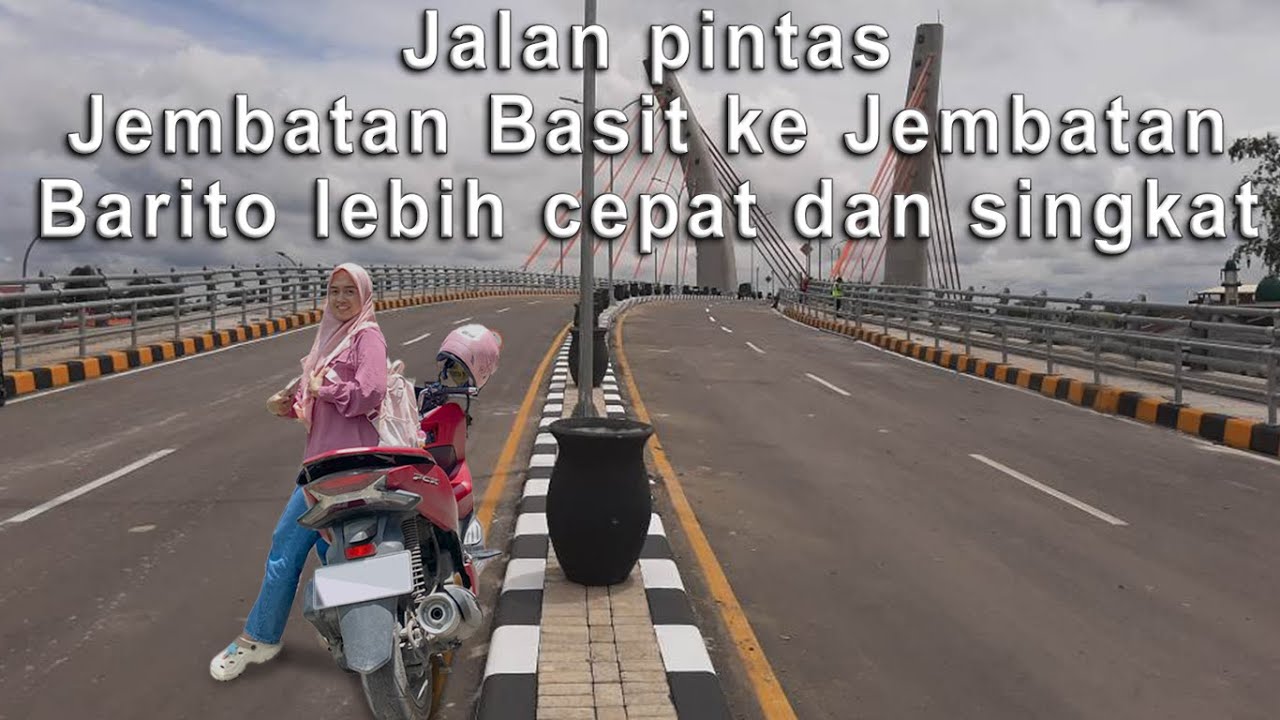 Jalan pintas Jembatan Basit menuju Jembatan Barito lewat Berangas