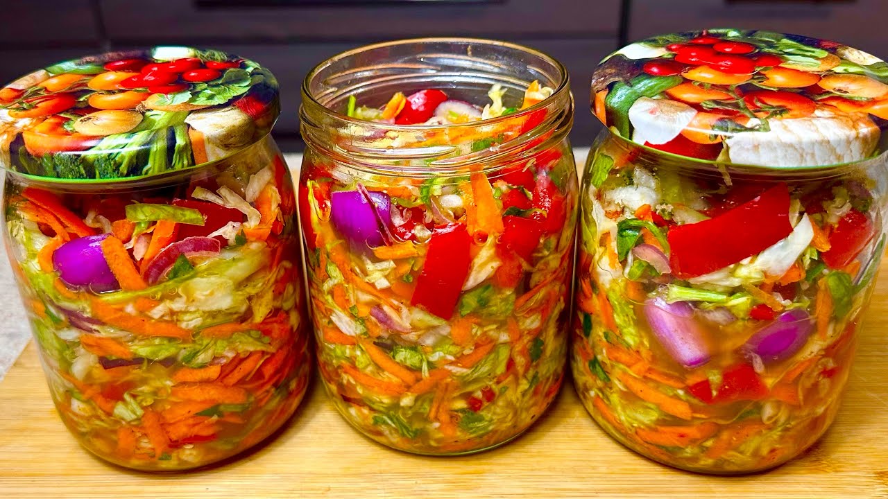 Młoda kapusta w zalewie kebab gyros do słoików na zimę lub na teraz