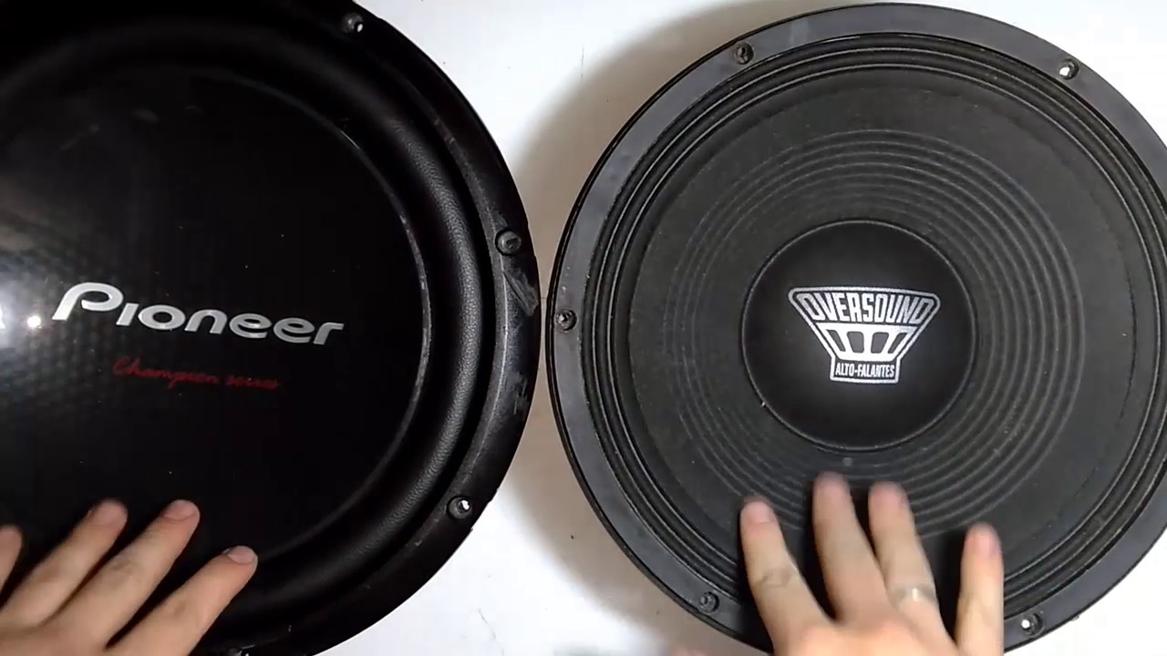 Diferença entre woofer e subwoofer - Qual devo usar?