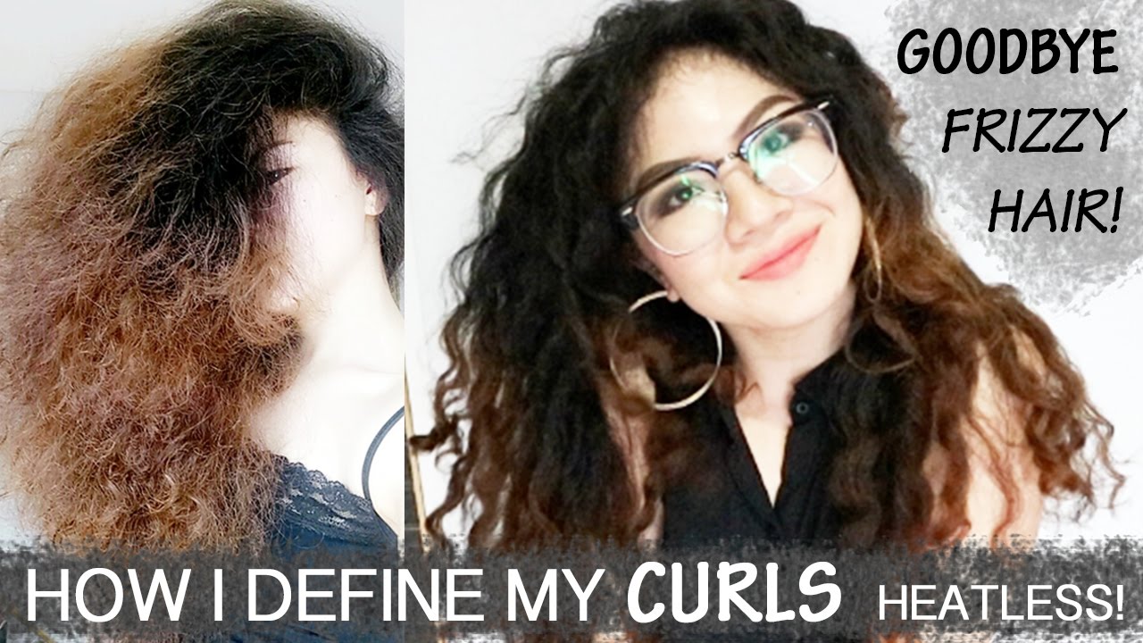 HEATLESS CURL SERIES #1 - How To : Define Your Curls - Cara Curl Rambut