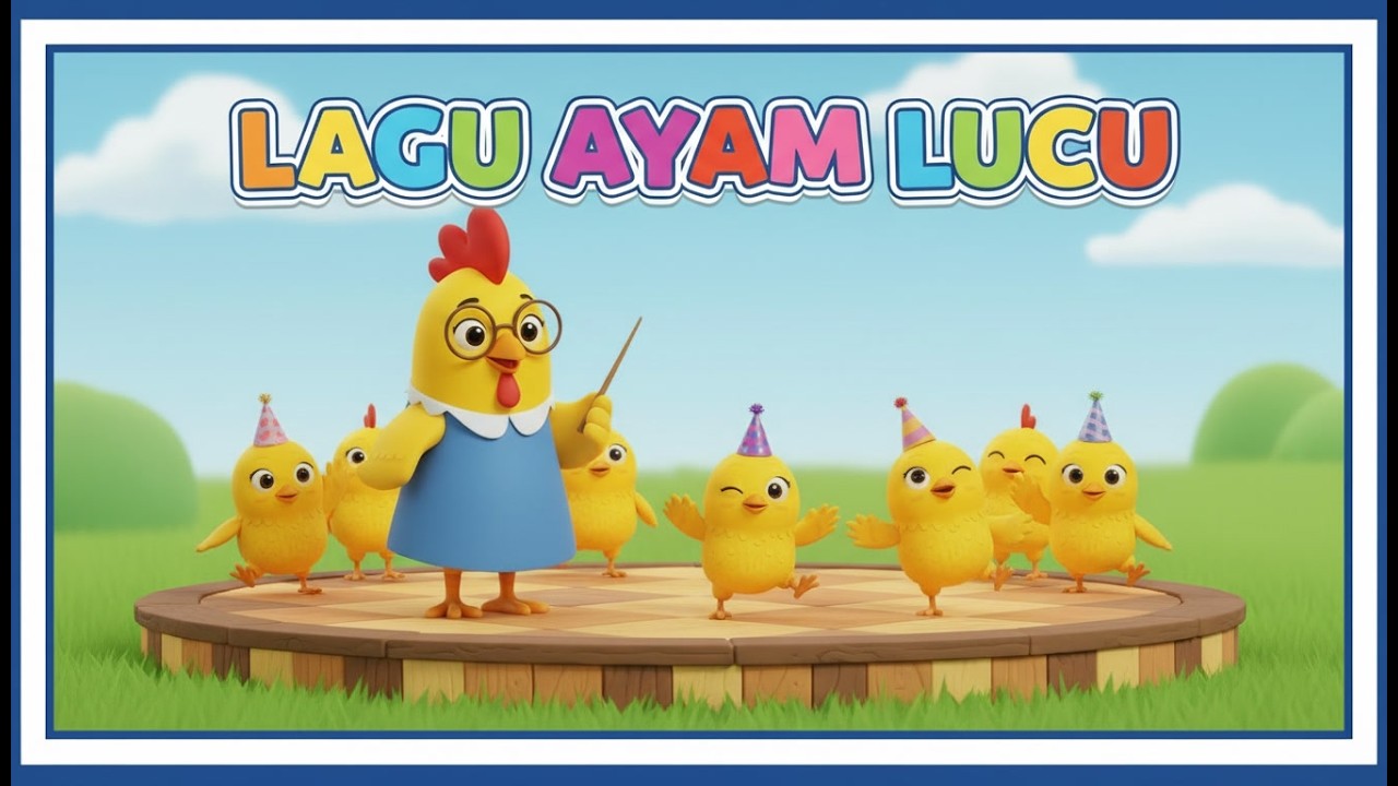 Lagu Ayam Lucu | Belajar Menghitung Ayam Bersama Anak Ayam Lucu