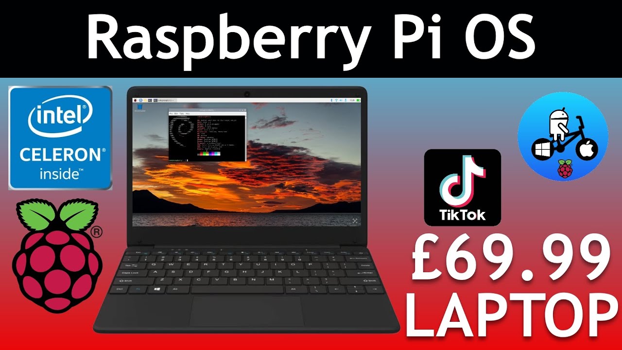 Improving the Cheapest Celeron Laptop Part 5. Raspberry Pi OS