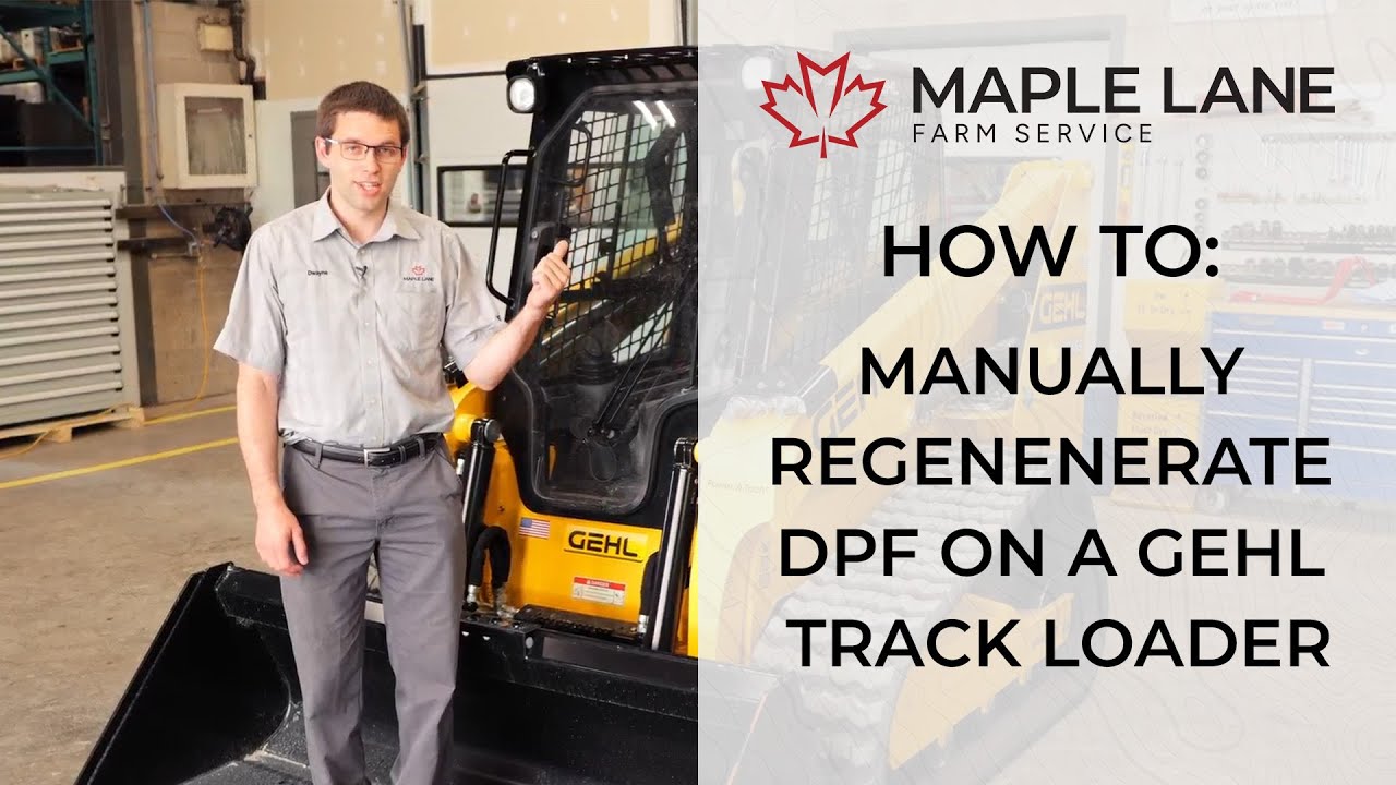 How-To: Manually Regenerate DPF on a Gehl Track Loader