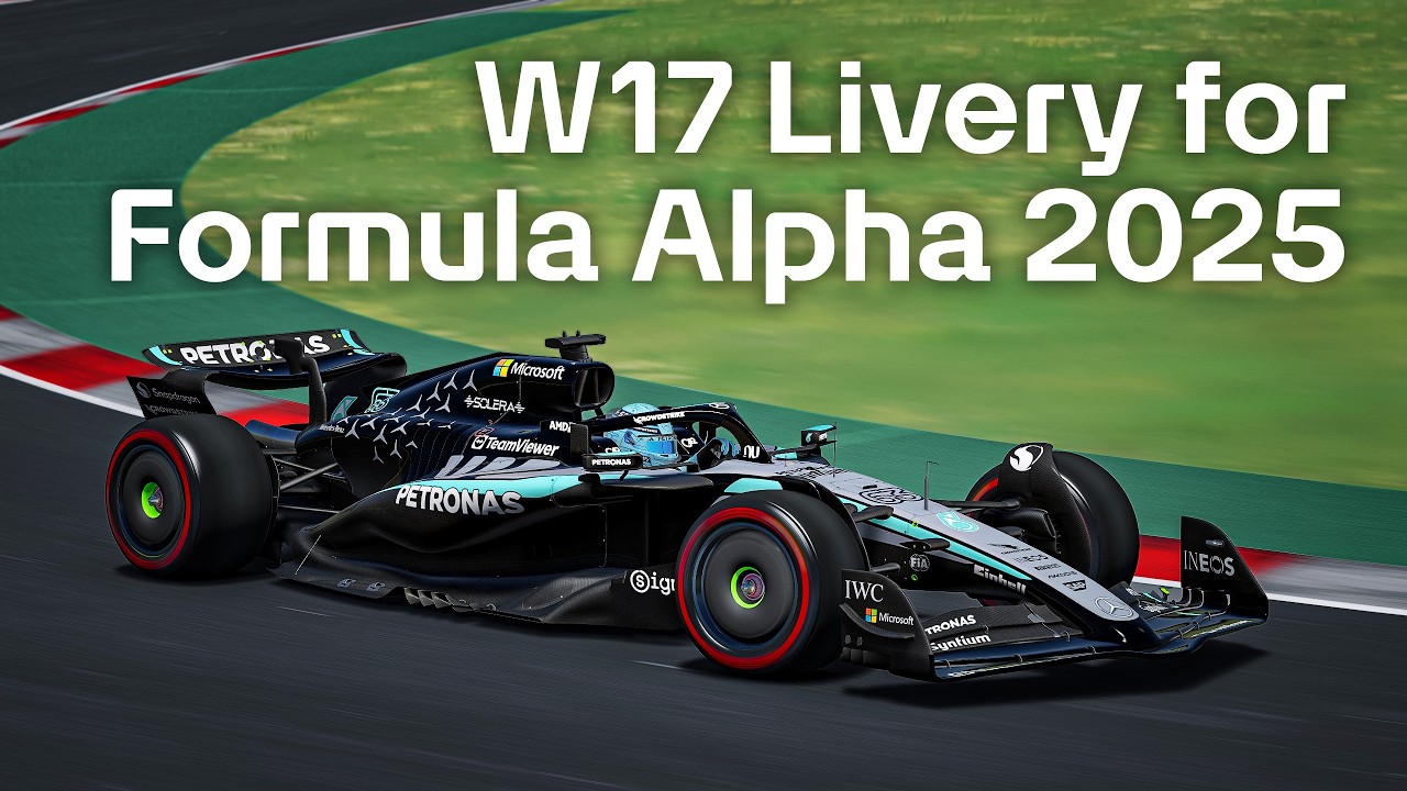 F1 2026 Livery for F1 2025 - Mercedes W17 for VRC Formula Alpha 2025