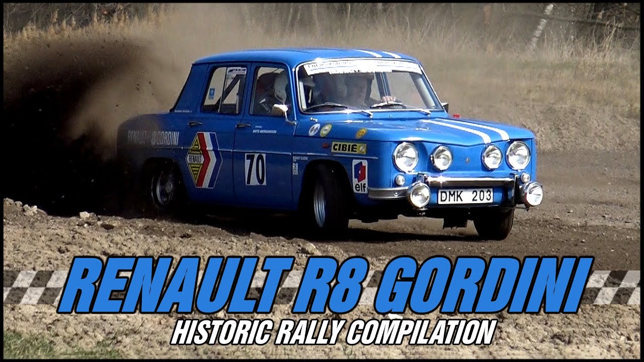 Renault R8 Gordini - Historic Rally Compilation