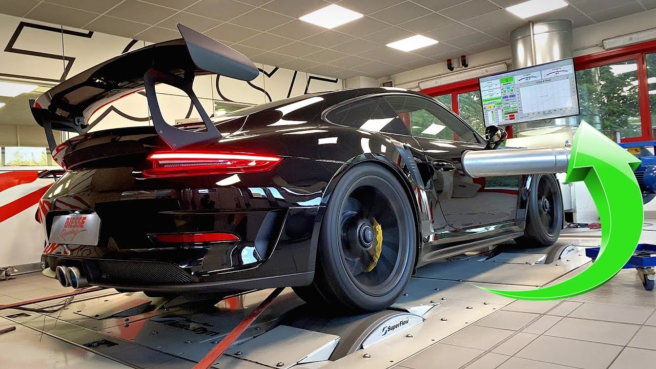 Porsche 991.2 GT3 RS with FULL Akrapovic Titanium SCREAMING on Dyno! *Exhaust Glowing Red Hot*