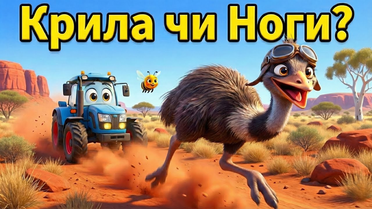 Ему — Супер-Спринтер! 🏃‍♂️ Чому птахи не літають? | Мультик про тварин