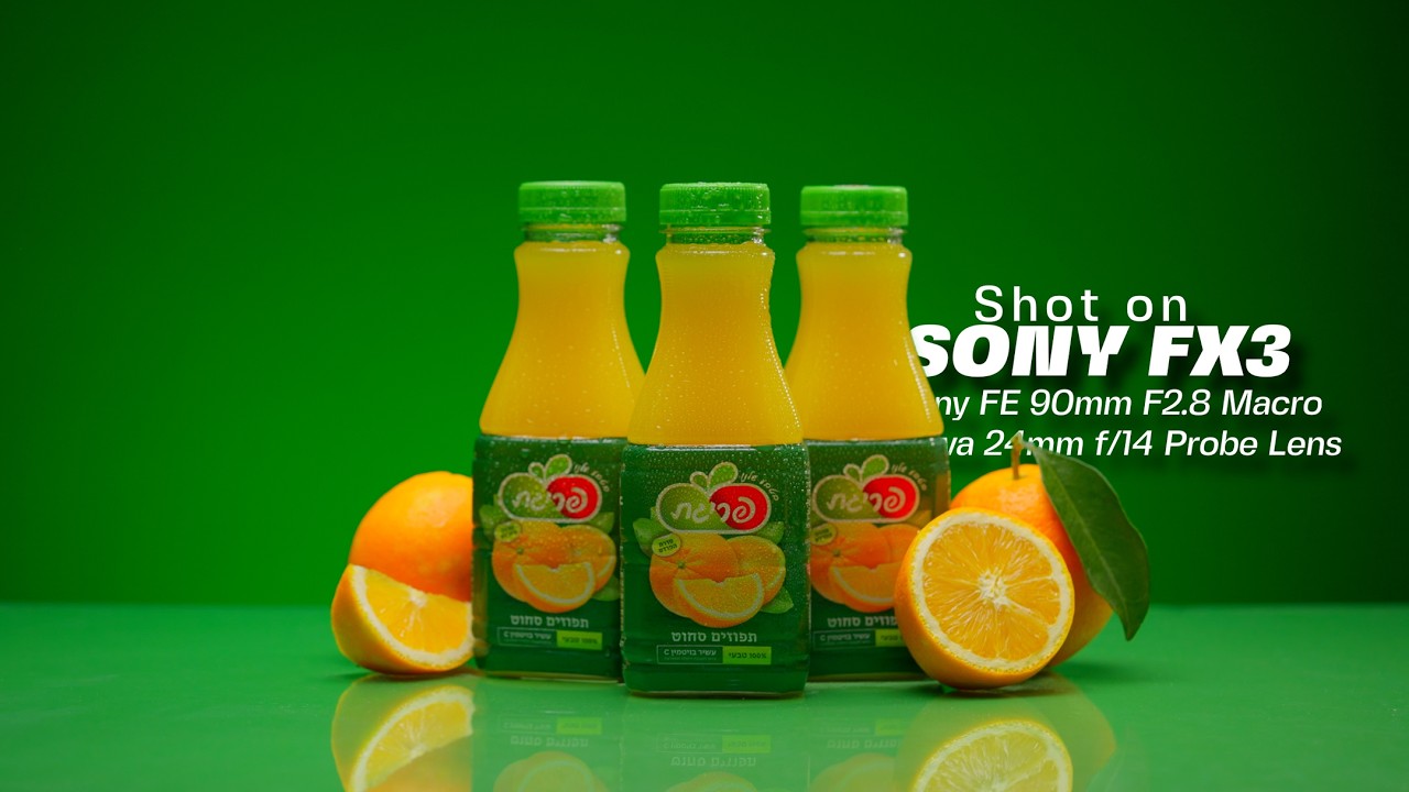 SONY FX3 | ORANGE JUISE COMMERCIAL | Sony FE 90mm f/2.8 Macro