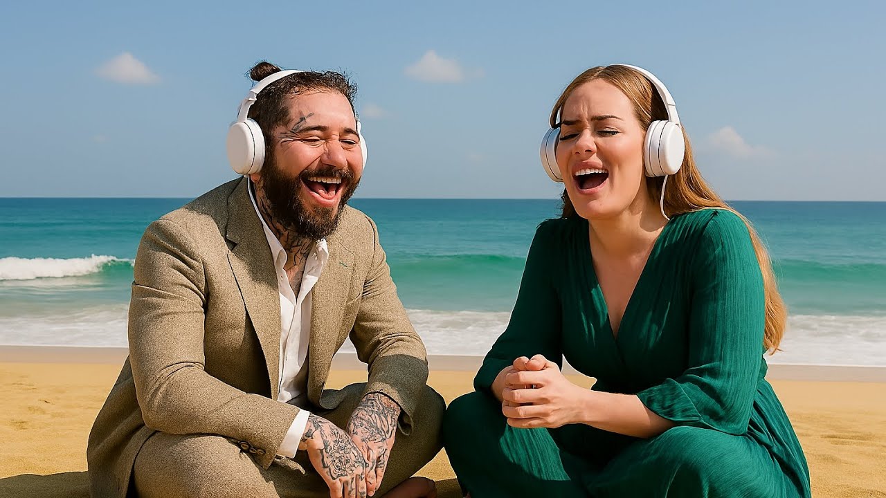 Adele x post Malone _ unstoppable heart💜 | original Ai lyrics video| slow dreamy vibe 