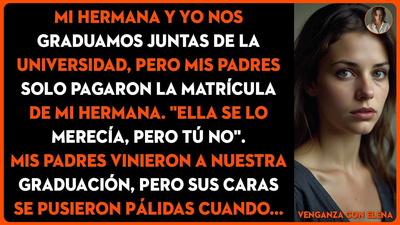 Mis Padres Pagaron la Universidad de Mi Hermana Pero No la Mía. En la Graduación, Sus Caras...