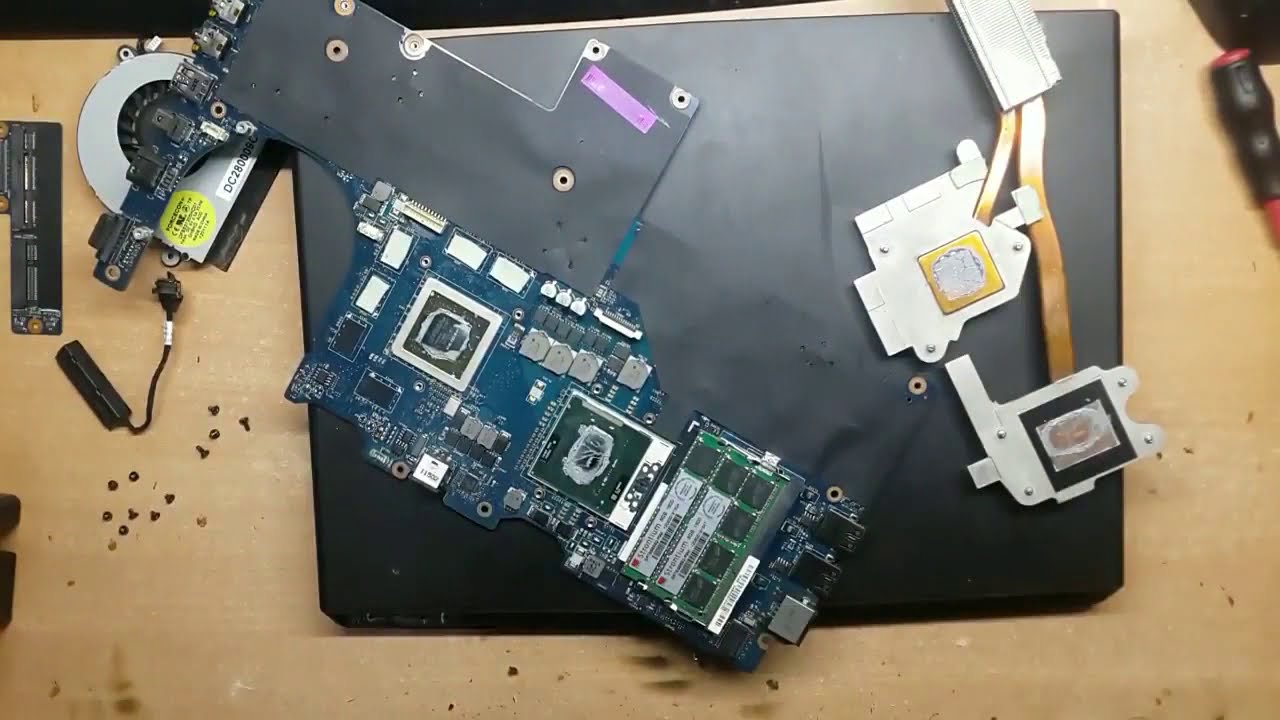 Disassembly Alienware M14X Laptop | Bongkar Laptop Alienware M14X