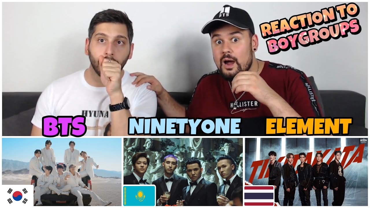 REACTION TO BOYGROUPS: NINETY ONE-Bata // BTS-Yet To Come (The Most Beautiful) //ELEMENT-TIKITAKATA