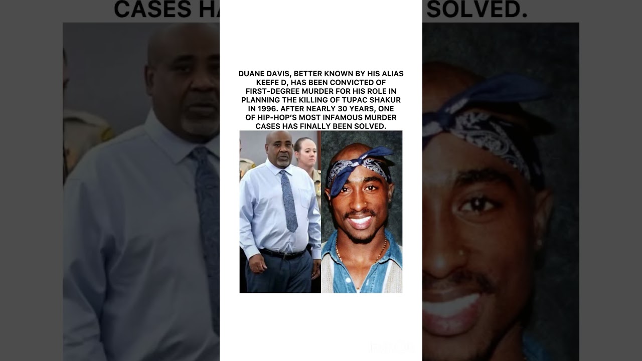 Tupac Shakur Murder Case Finally Solved After Nearly 30 Years 🚨
