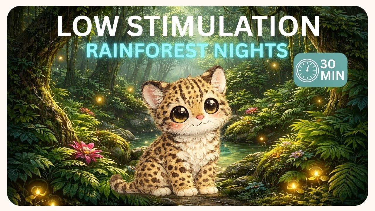 30 Minutes of Calm Rainforest  | Relaxing Sleep Music for Babies & Toddlers