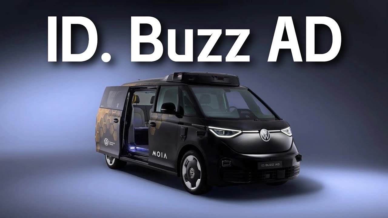 MOIA Unveils Production Version Of It’s Autonomous Robotaxi - ID. Buzz AD