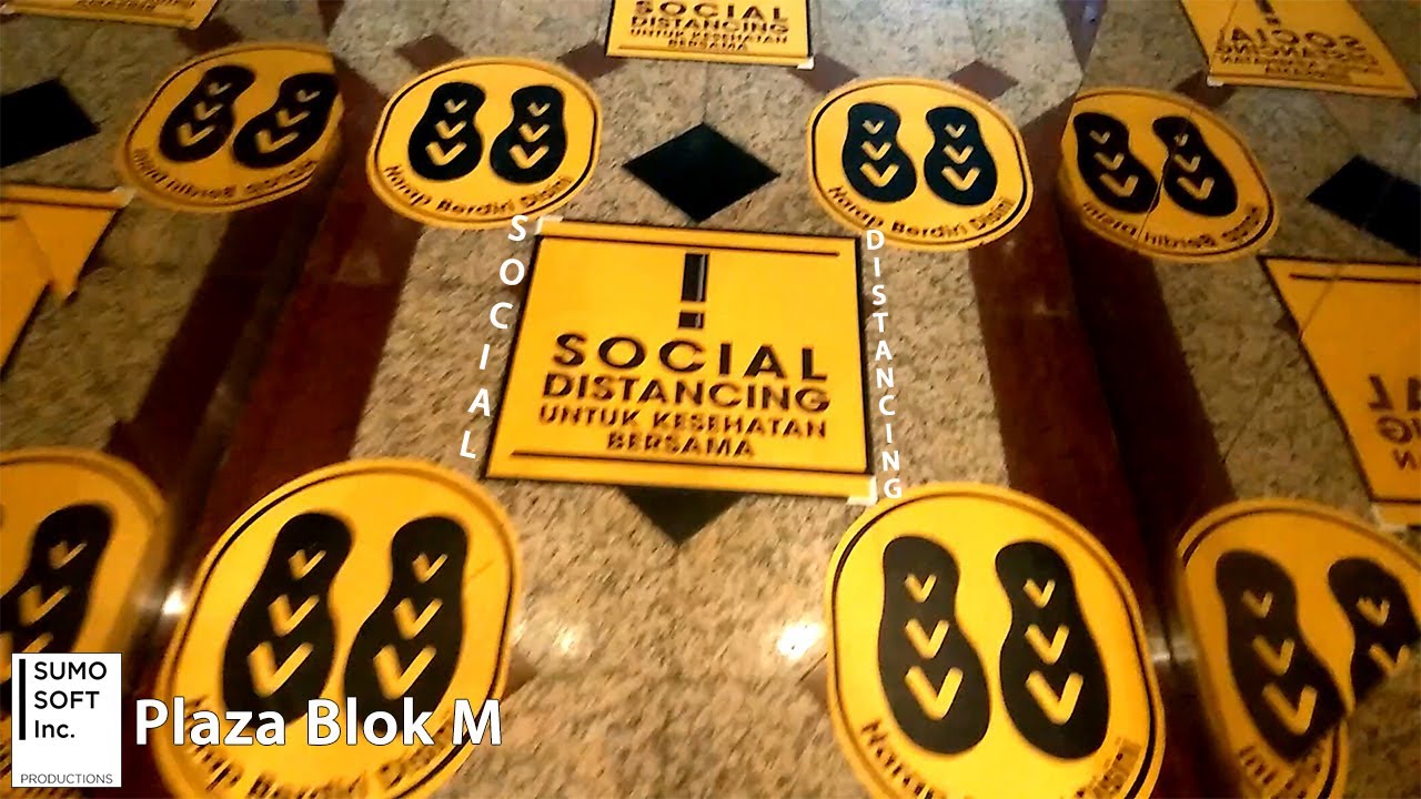 Social Distancing Inside A Modernized OTIS Scenic Lift / Elevator in Jakarta