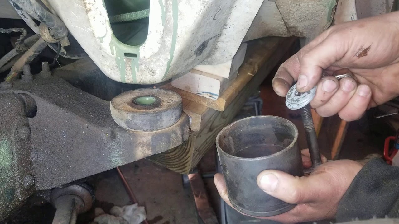 1973-79 f series cab mount removal