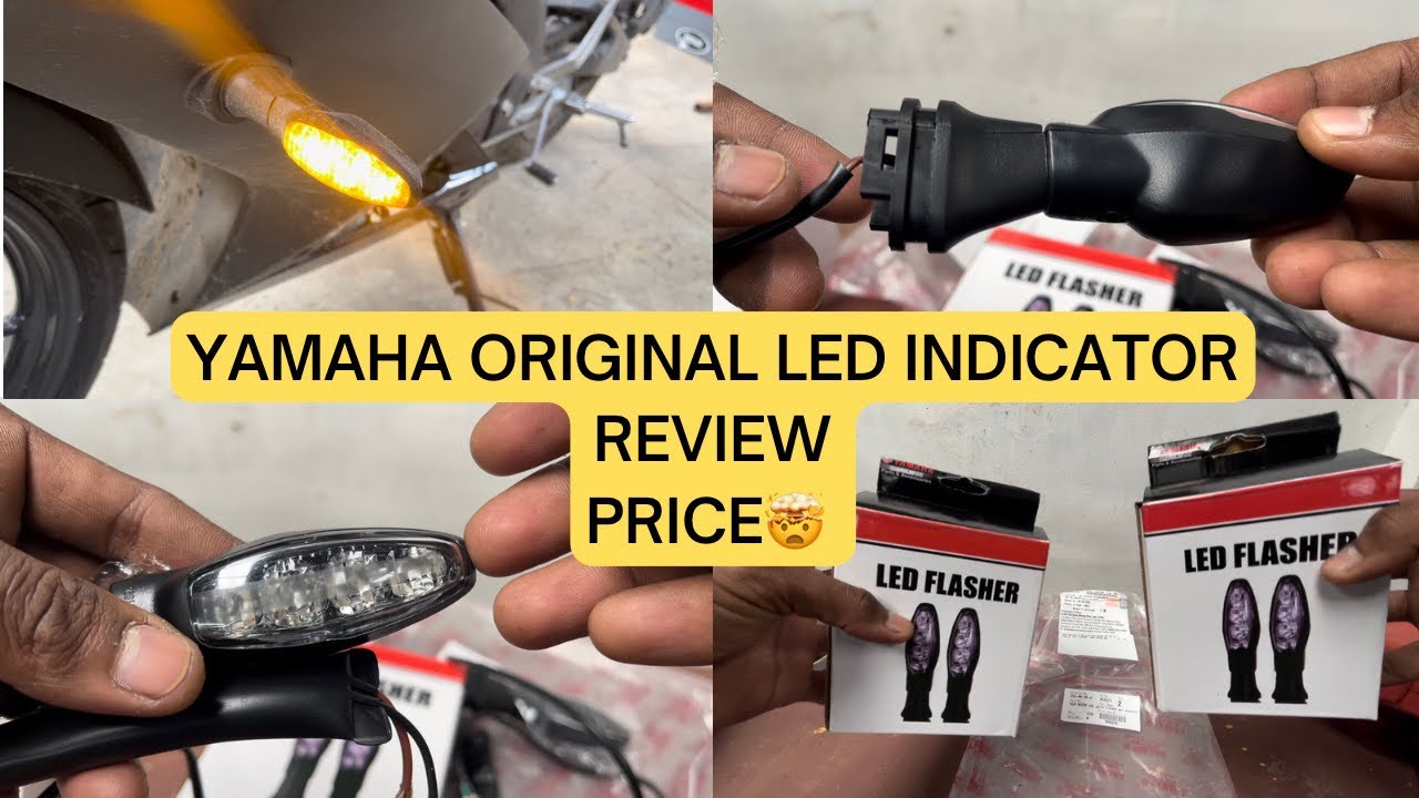 YAMAHA LED indicator review🤩 | PRICE 🤯???