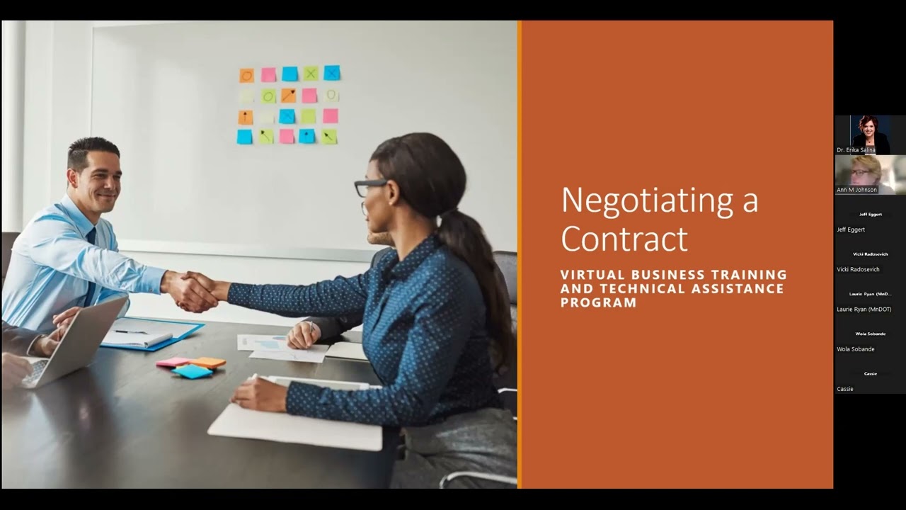 Negotiating a Contract