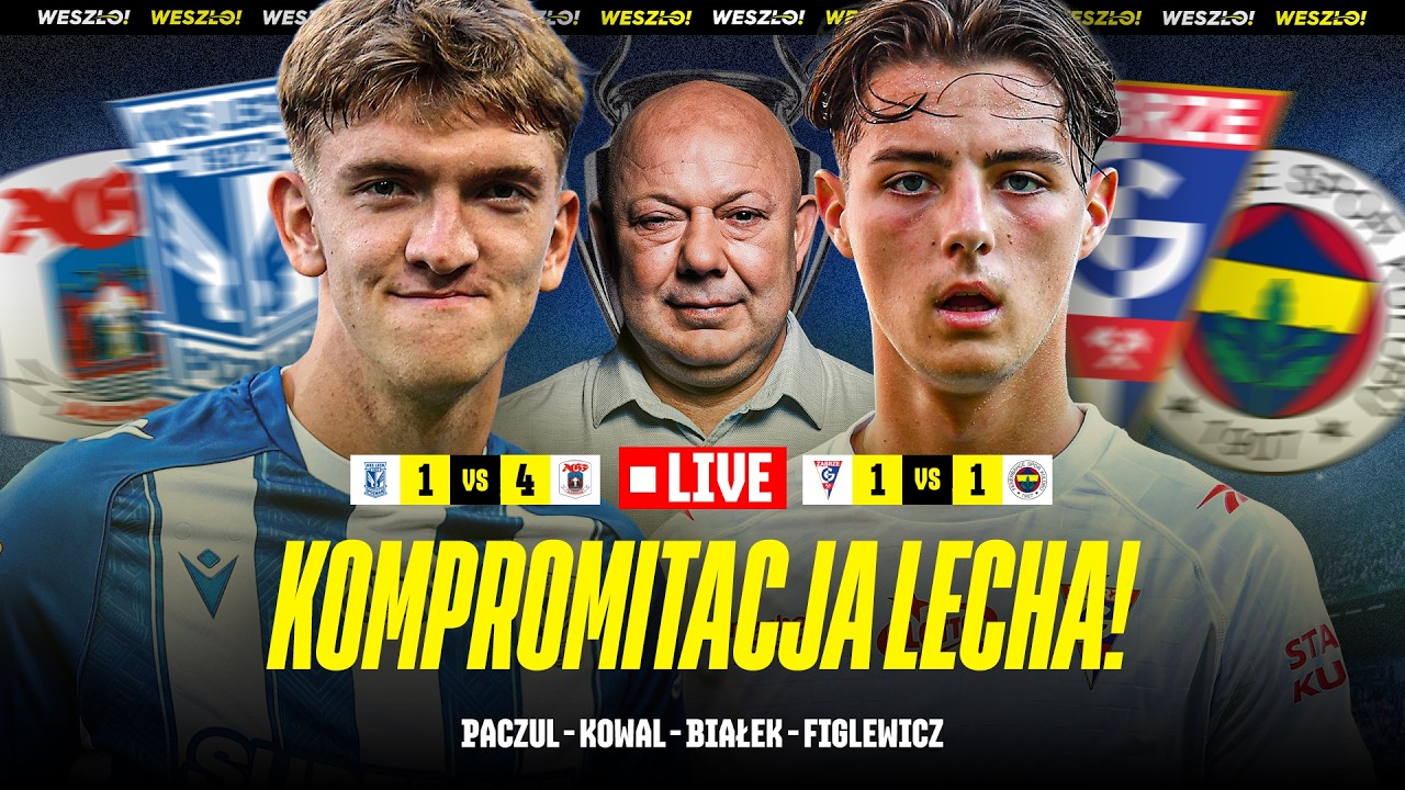 KOSZMAR W POZNANIU! LECH ODPADA PO KARNYCH! G&Oacute;RNIK REMISUJE Z FENERBAHCE