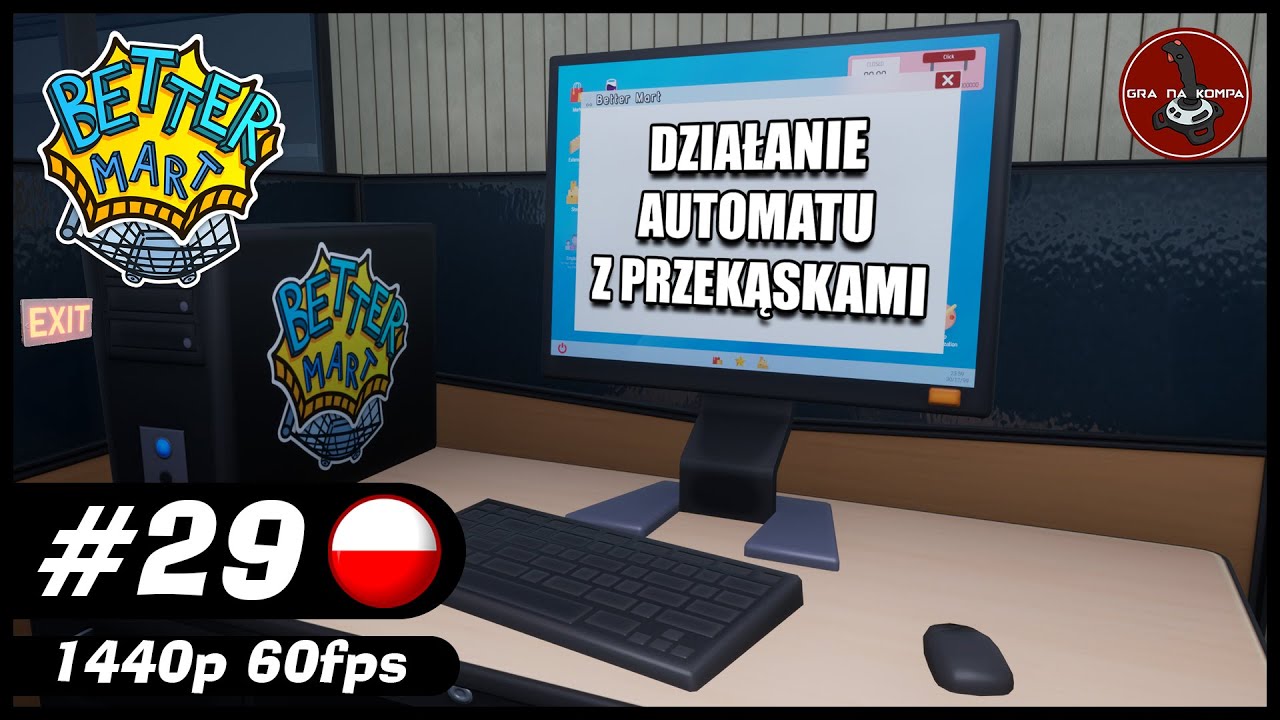 Działanie automatu z przekąskami || #29 || Better Mart gameplay PL
