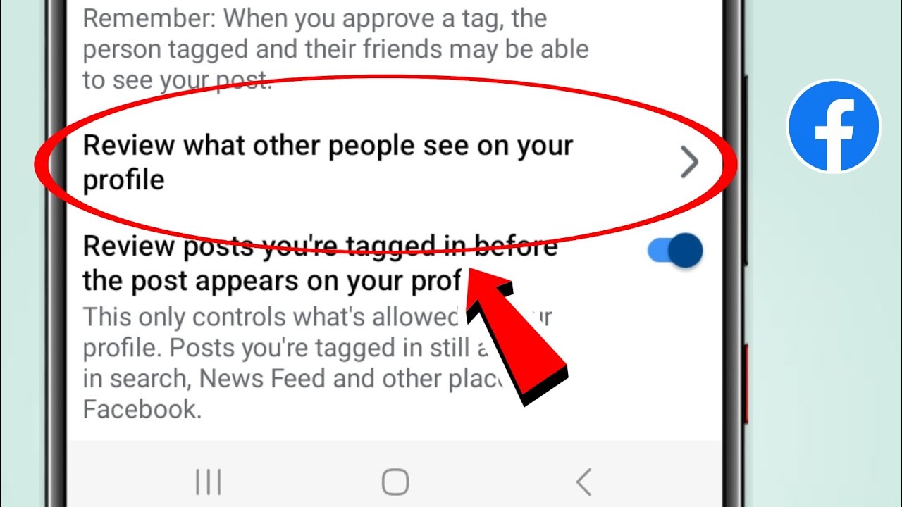 How to use Review what other people see on your profile setting on facebook 