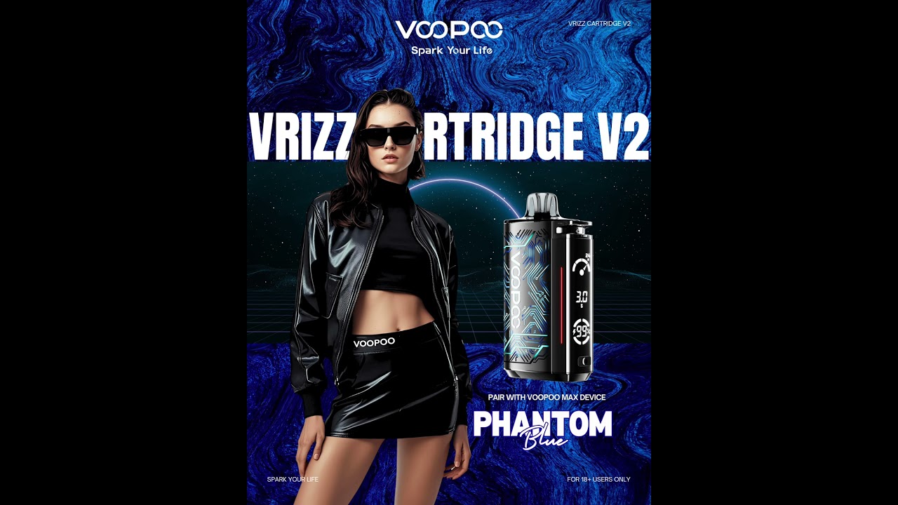 VRIZZ Cartridge V2 | VOOPOO MAX Phantom Blue #voopoomalaysia #vrizzcartridgev2 #voopoomaxcompatible