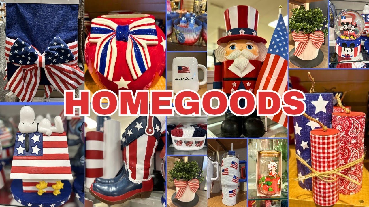 Предварительный показ HomeGoods ко Дню независимости 4 июля 2026 года 🎆 Покупайте вместе со мной,...