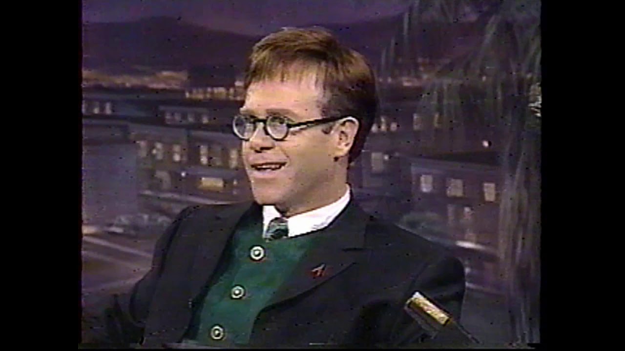 Elton John + Billie Jean King - interview - Tonight Show 9/20/93