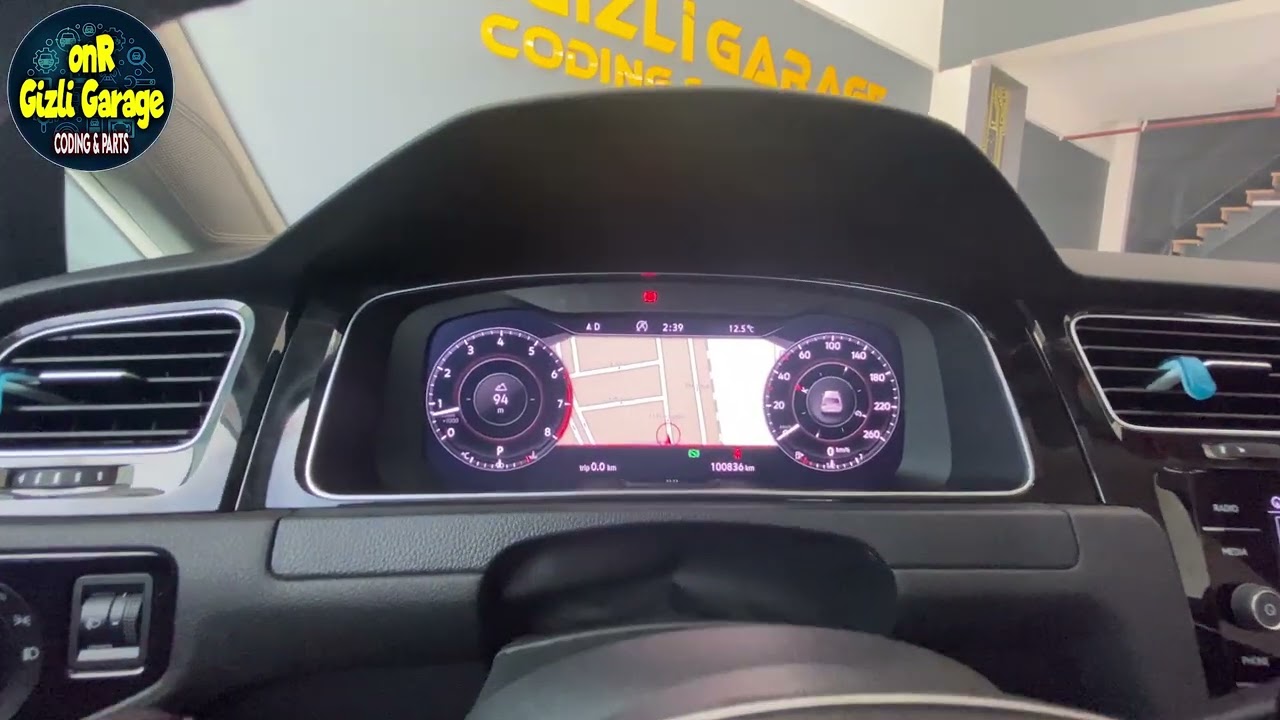 Golf 7 Orjinal Hayalet Kadran Uygulaması / Golf 7 Virtual Cockpit