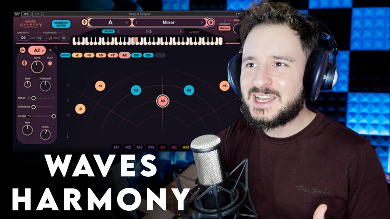 WAVES HARMONY - Le Plugin qui créer des Harmonies de voix INCROYABLES !