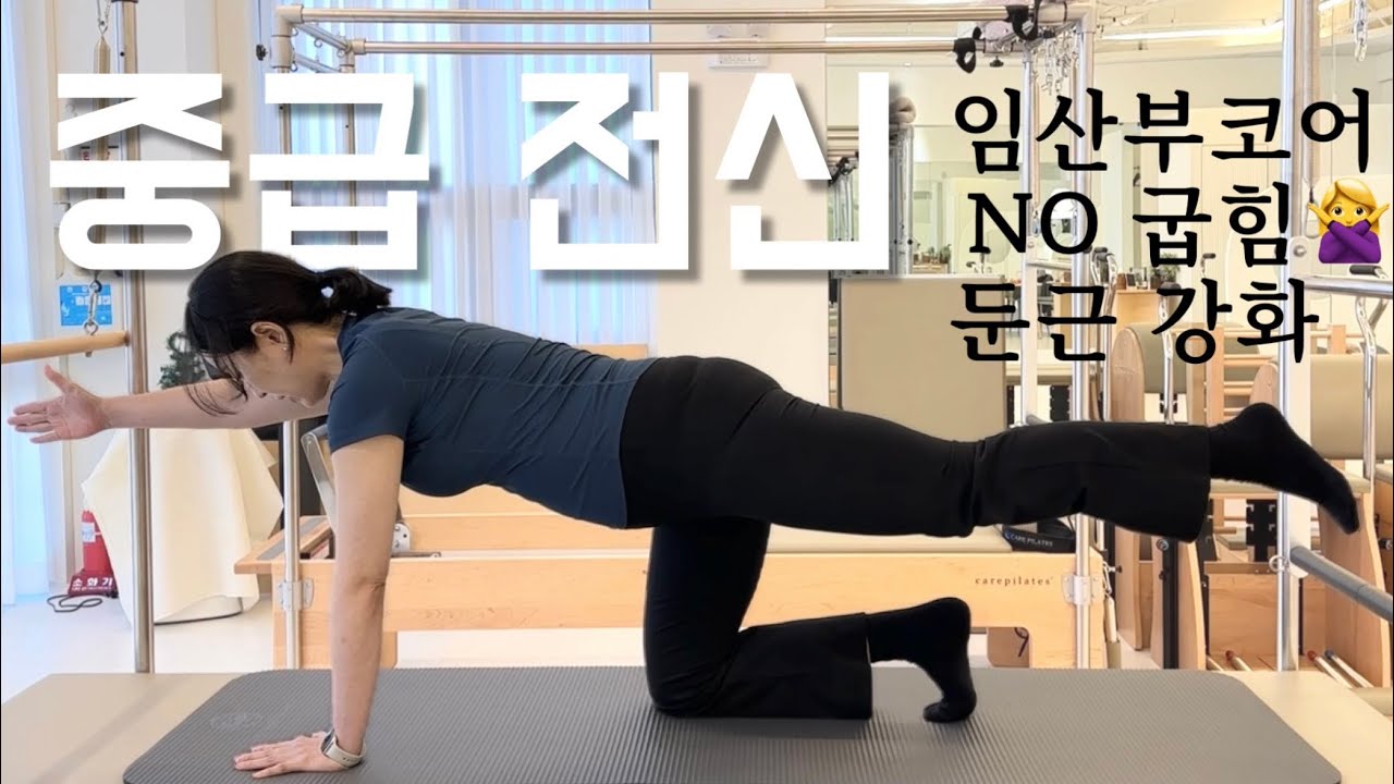 중급자·임산부 맞춤 필라테스 —  코어·힙 강화!(No허리 굽힘🙅‍♀️) 