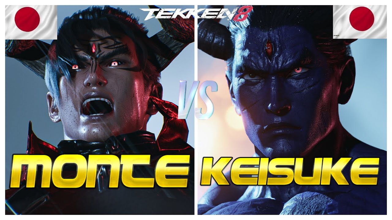 Tekken 8 ▰ KEISUKE (Rank #1 Kazuya) Vs MONTE50 (Devil Jin) ▰ Player Matches