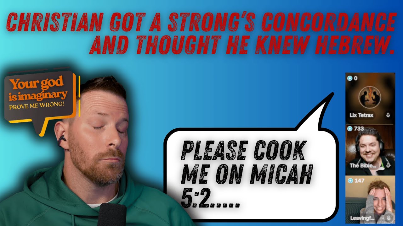 A very confused Quasi-Christian caught lying 😂 (Feat @Leavingfaith & @TheBibleGuyOfficial)