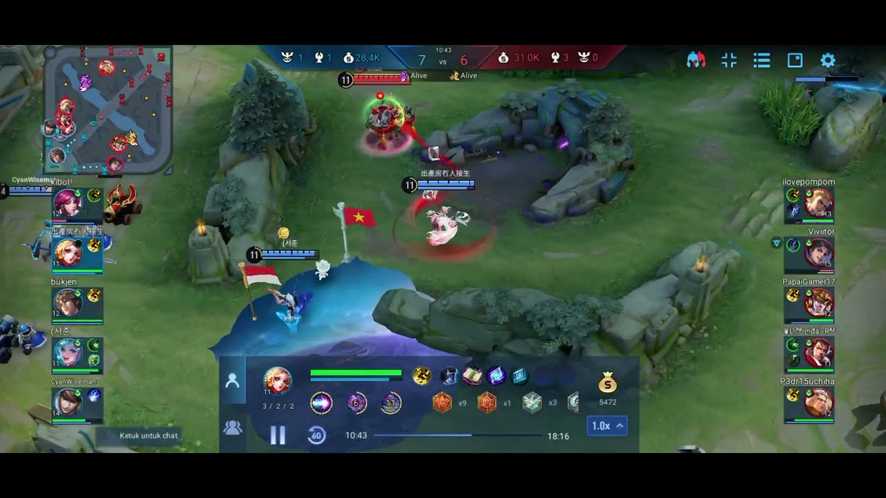 Hanya bisa Hero Alesio......