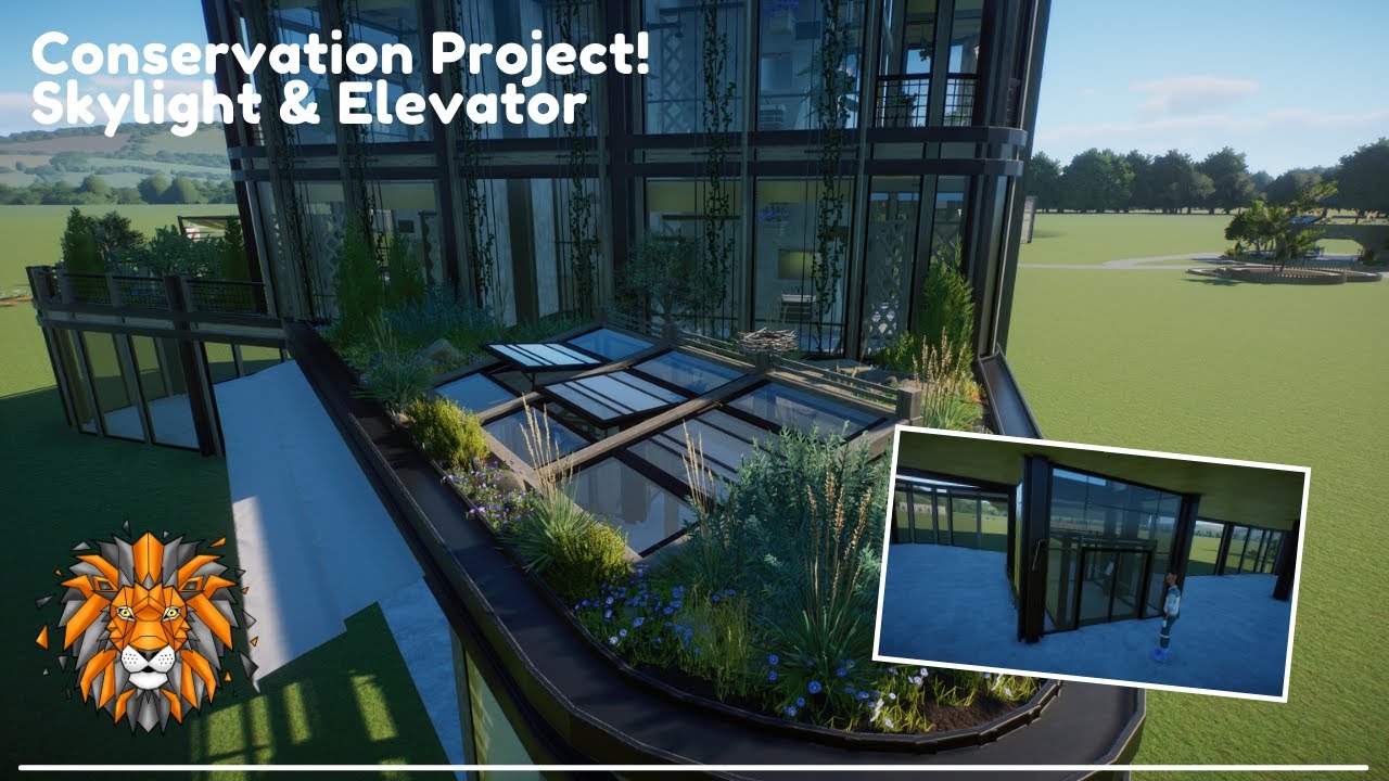 Planet Zoo Conservation Project I Hotel Skylight & Elevator!