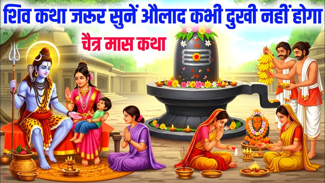 भगवान शिव की कथा सुनने से औलाद के दुःख और कष्ट समाप्त हो जाएंगे | Shiv Katha | #shivkatha #bhakti