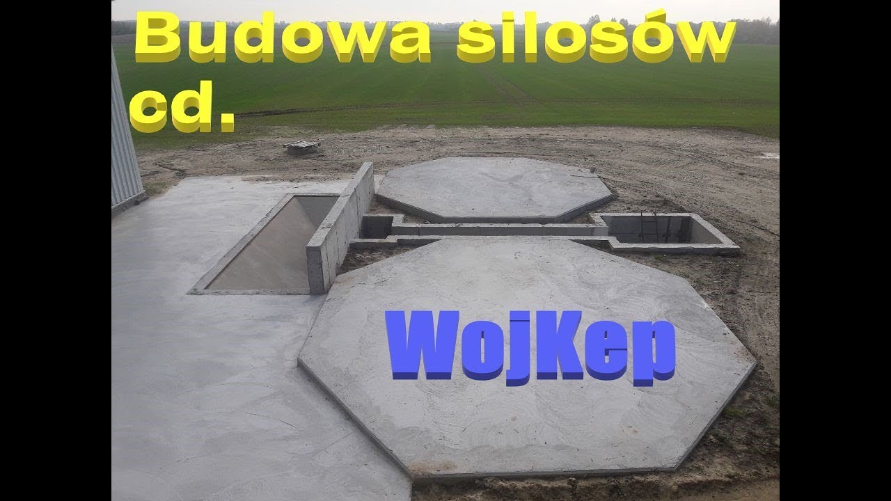 Budowa silosów cd. Trudne warunki podczas prac fundamentowych.