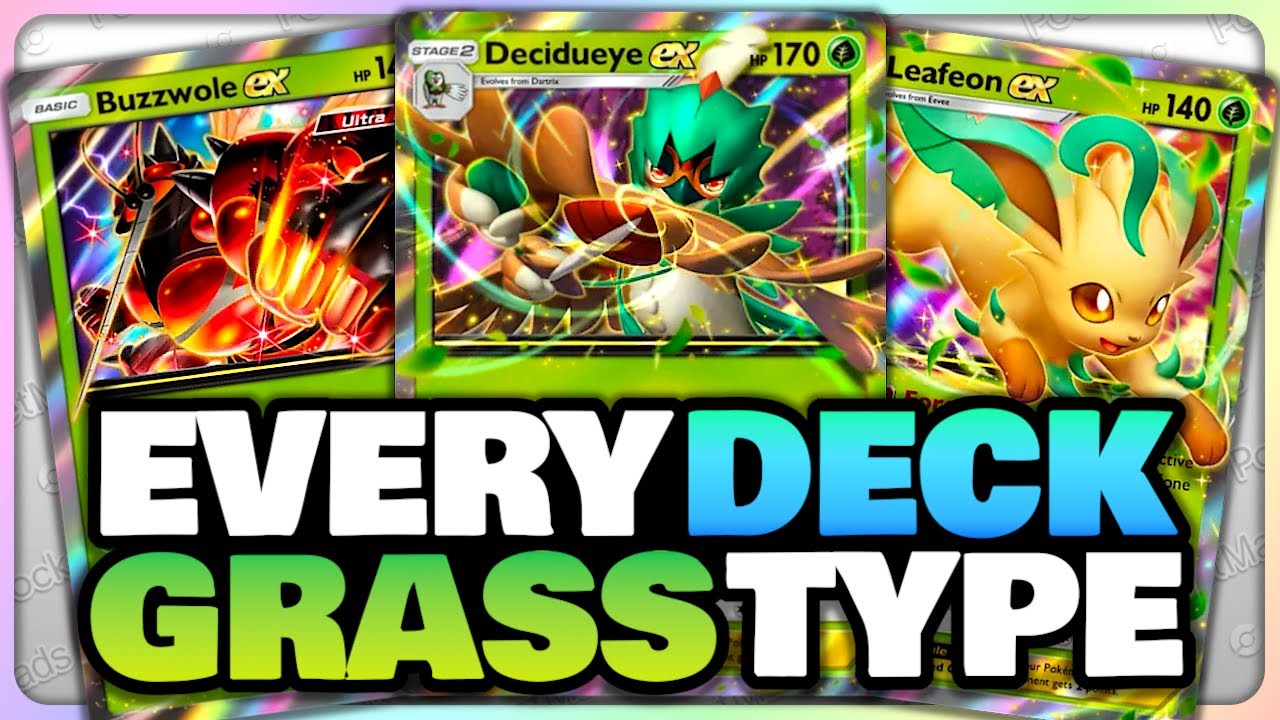 EVERY Grass Type Deck In The Game!!! | Pokemon TCG Pocket