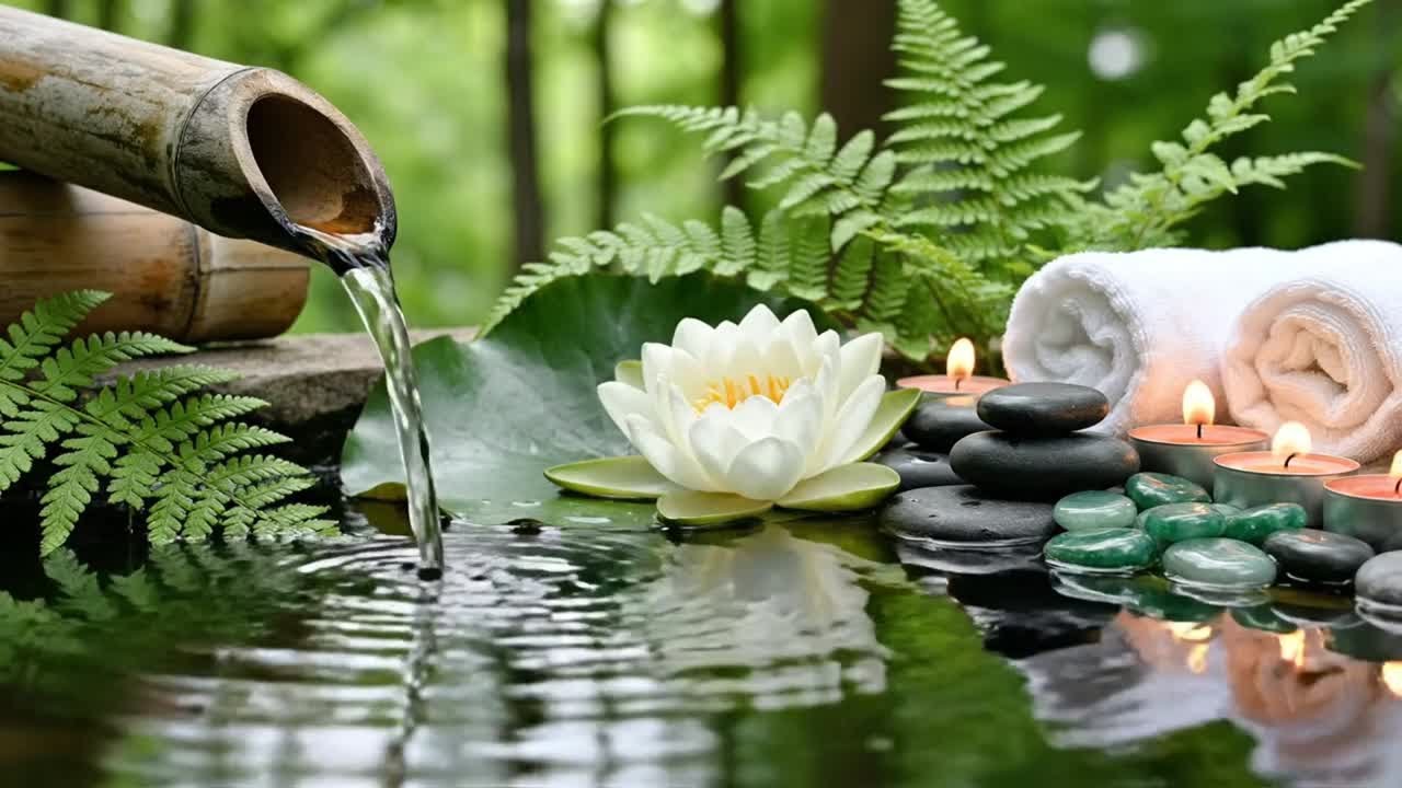 Relaxing Music for Healing + Water Sounds 🌿 Insomnia Relief, Calm Anxiety & Deep Relaxation