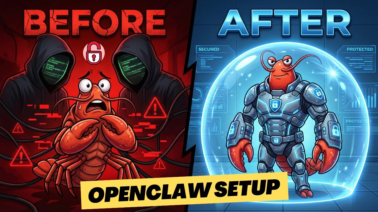 OpenClaw Setup + Security in 10 Minutes &ndash; Stop Prompt Injection Attacks