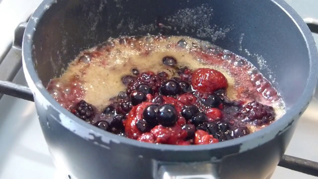 Salsa de frutos rojos