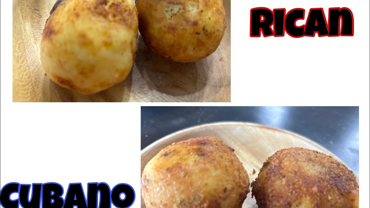 Rellenos de Papas o Papas Rellenas estilo Boricua y Cubano 2 versiones