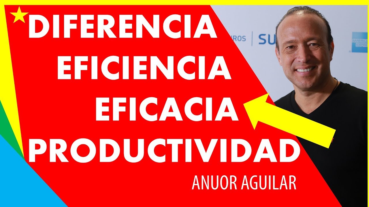 Diferencia entre EFICIENCIA, EFICACIA Y PRODUCTIVIDAD 😍 |  DESARROLLO | EMPRENDER