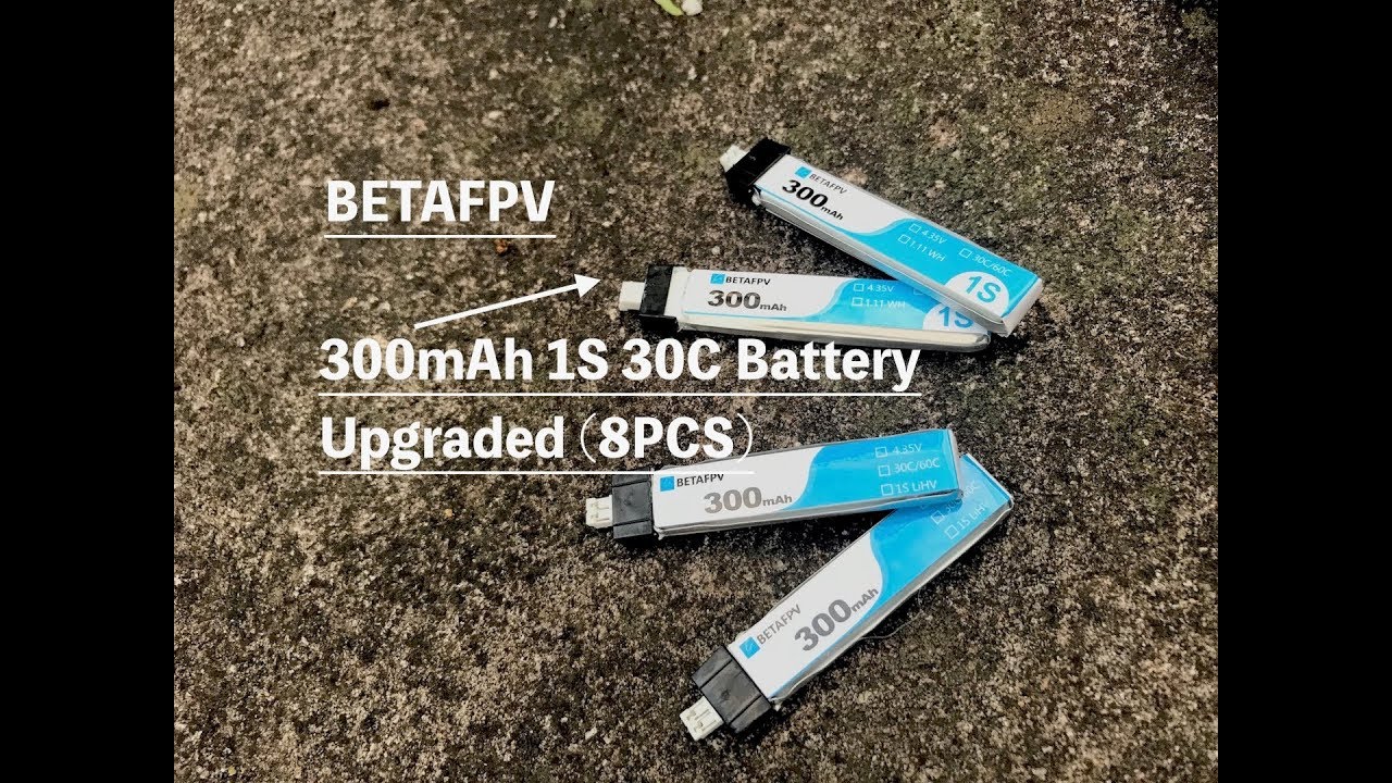 Betafpv New 1s 300mAh Hv battery Review!
