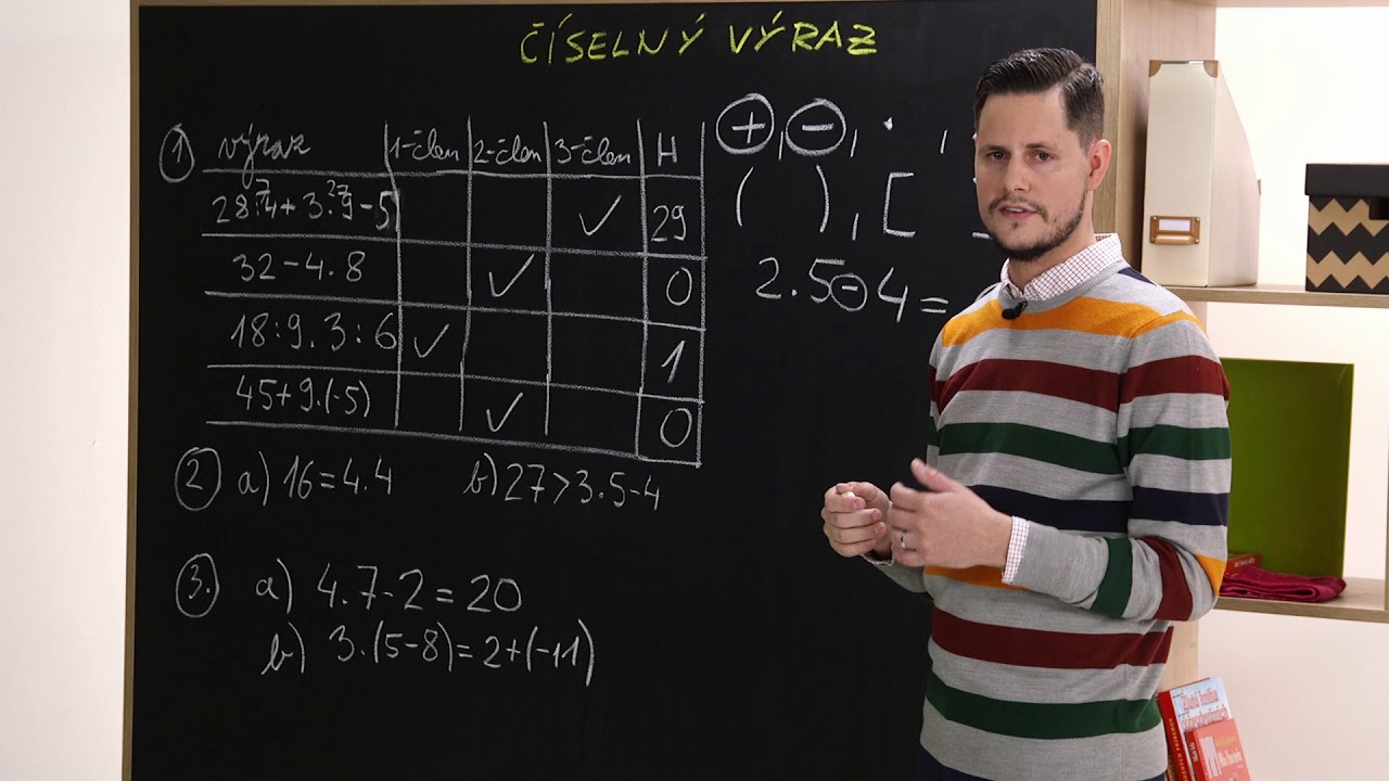 8. ročník MATEMATIKA - ČÍSELNÝ VÝRAZ