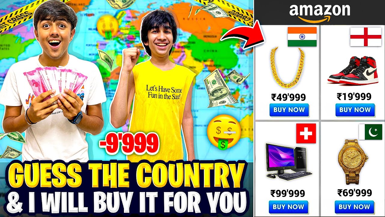 Guess The Country🇮🇳 And I Will Buy💰It For You | Best Foreign Items😱 - Tsg Mann