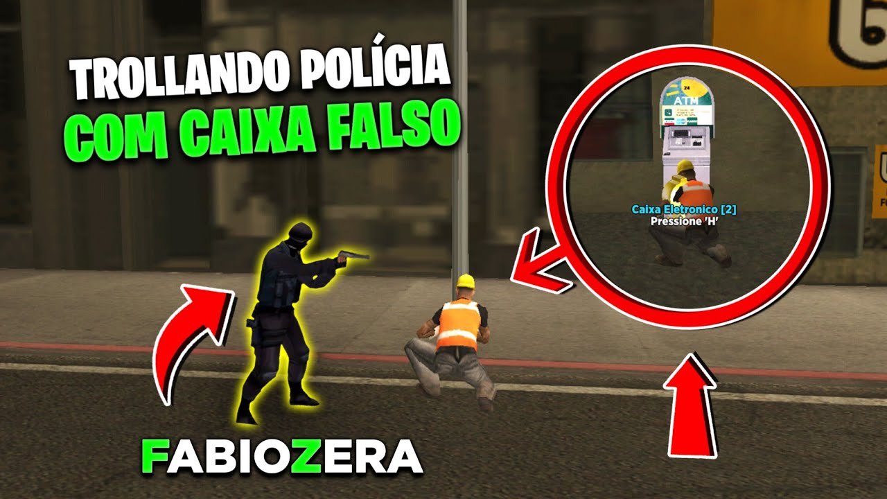 TROLLANDO O @Fabiozera1 E QUASE DEU RUIM - ( BRASIL ROLEPLAY )